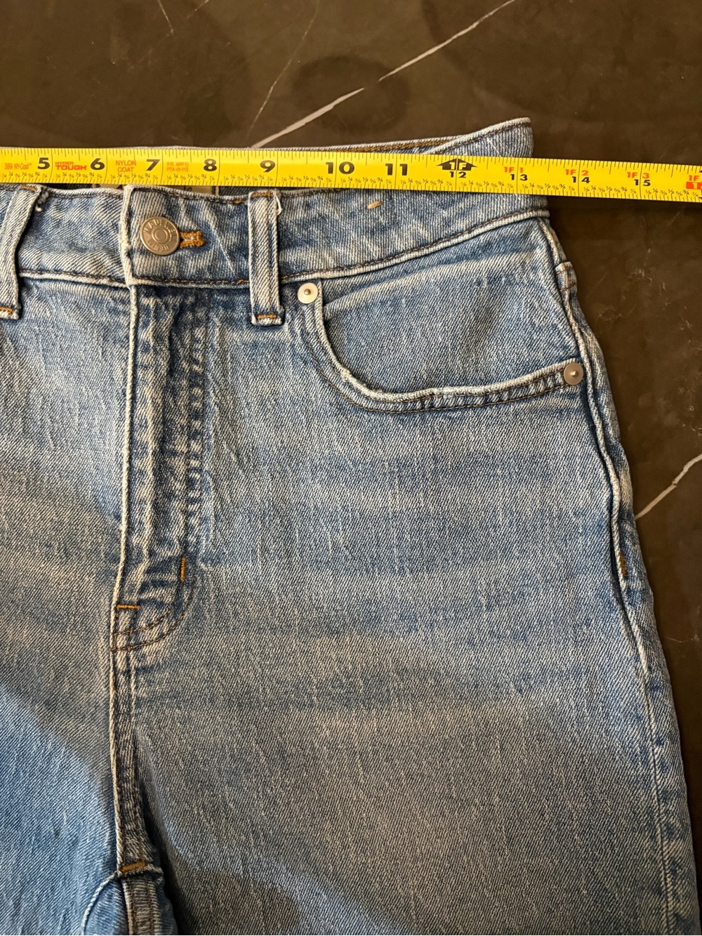 Madewell Curvy '90s Straight Jean in Light Blue Wash Women’s Size 27 - Picture 9 of 15